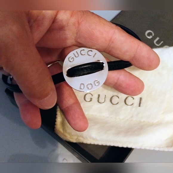 Gucci Dog Collar With Dustbag And Original Box GREAT Pre-loved Condition SALE!!! - Picture 1 of 10